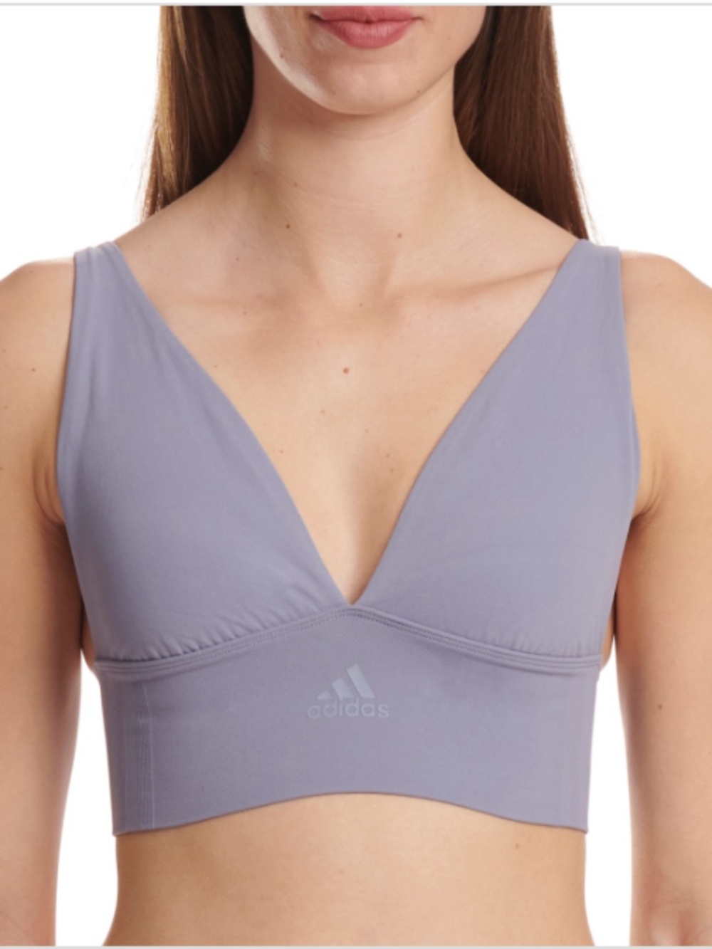 Adidas Long Line Plunge Bra